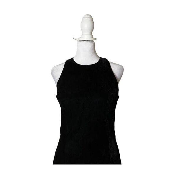 Scott & Jessica McClintock Gunne Sax Formal Dress Velour Black Velvet 2PC Set S - Picture 6 of 13